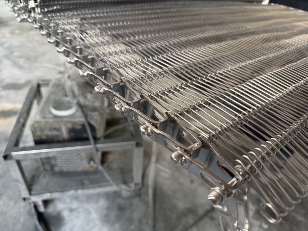 加长热墩头的螺旋塔网带